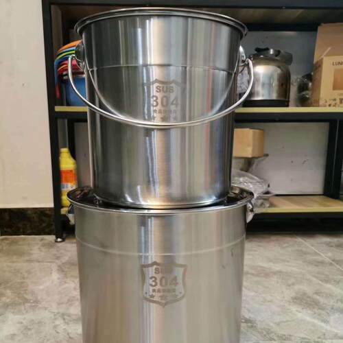 不锈钢提桶店651用品餐饮厨具提水桶户外桶冰桶油出口酒食物桶