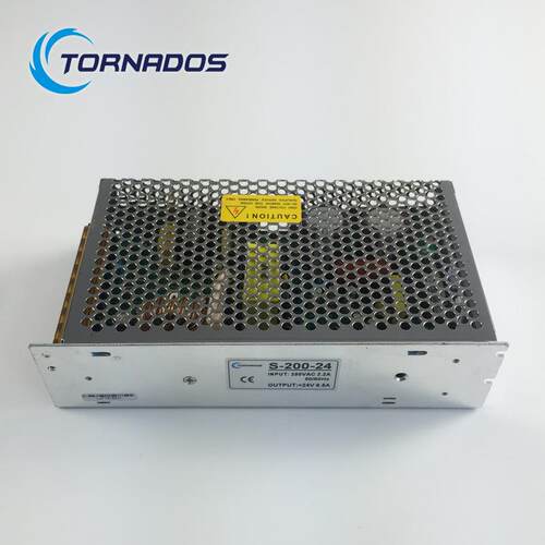 380VAC三相电输入200W24V开关电源S-200-24工业直流稳压变压器