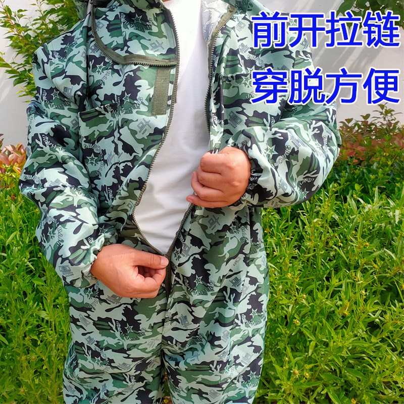 防蜂衣加厚透气全套连体防蜂服蜂衣蜂帽防护服蜜蜂专用养蜂服工具