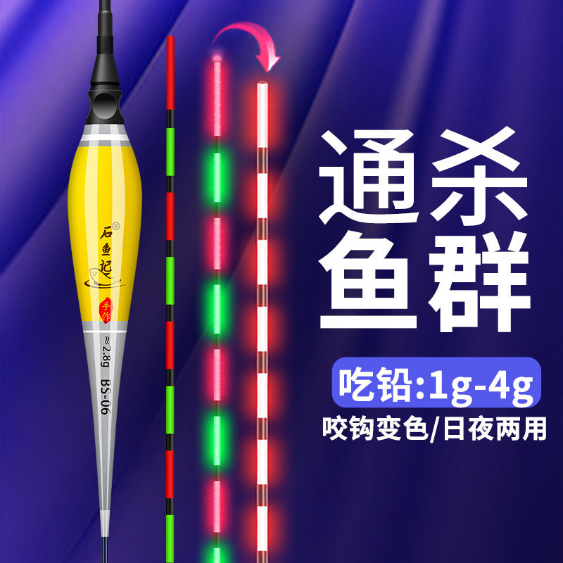 变色夜光重力感应电子夜钓浮漂