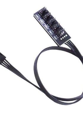 40cm 1 to 5 4-Pin Molex TX4 PWM Fan CPU HUB Splitter PC