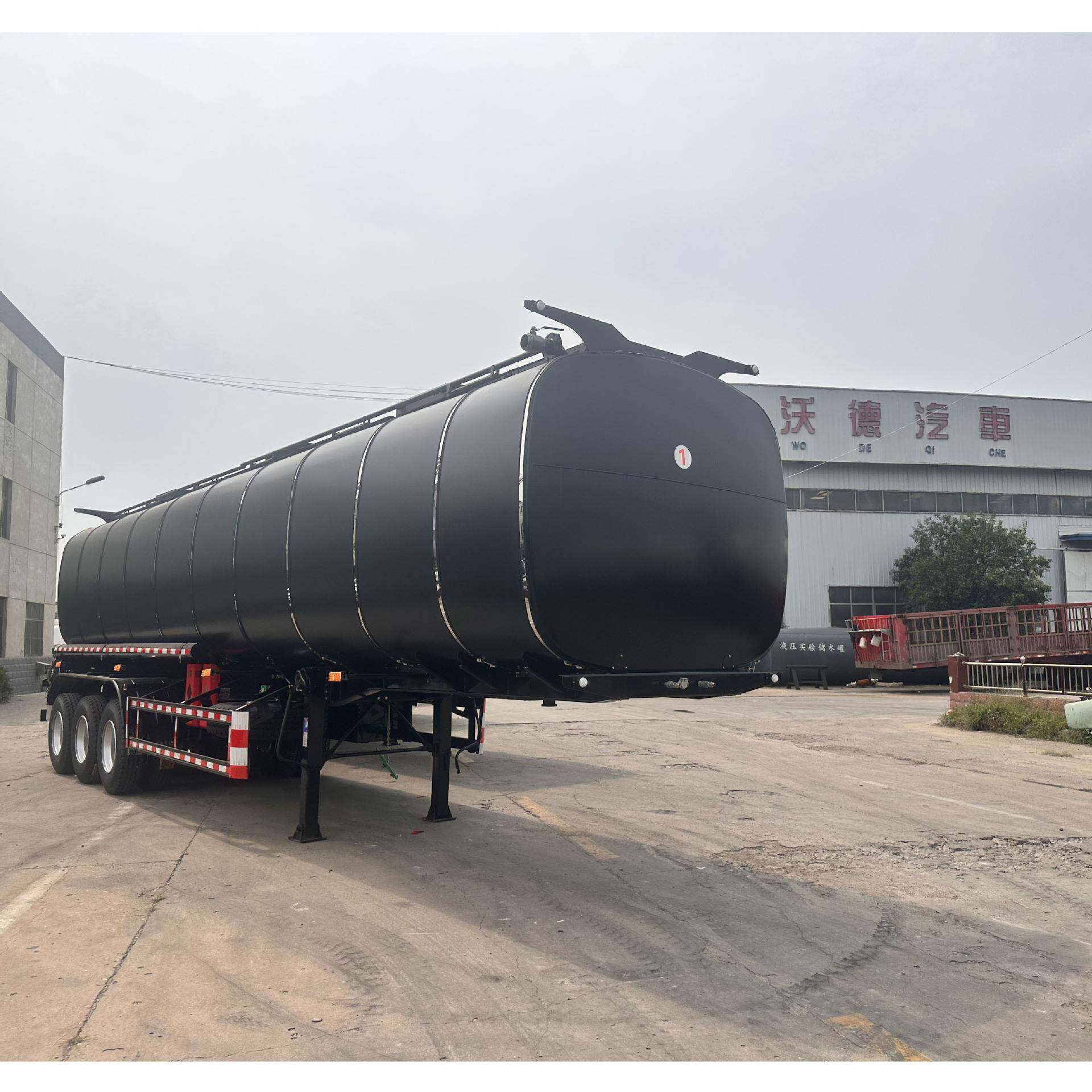 柴油油罐运输车外贸40方45方油罐加厚油罐外蒙车型