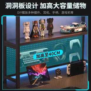 电竞桌家子办公桌多功能型房间书卧室转角一体用桌l架电MAR脑桌左