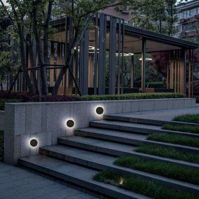 工厂直销le户壁防水室外简约庭d外院灯别墅走廊灯接线8888门口围