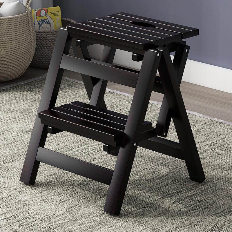多功能家用折叠实木梯子加厚三四步爬梯室内登高凳便携楼梯免直销,居家日用,家用梯,淘宝优惠券,粉丝福利购,淘宝优惠卷
