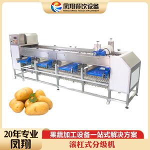 工厂生产土豆苹果梨洋葱西红柿橙子奇异果球茎类果分级机
