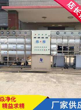 厂家RO反渗透设备全自动工业纯化水纯净水过滤纯水大型水处理定制
