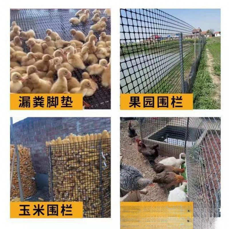 玉米养鸡养殖围栏栅栏围网鸡鸭防护网菜园胶家用护栏户外塑料拦网