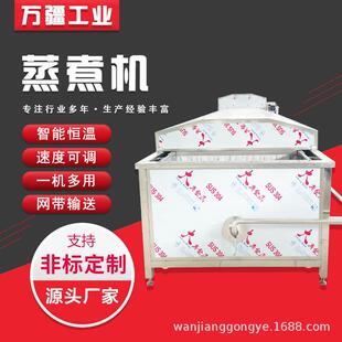 全自动苹果片漂烫机 果蔬脆片加工流水线设备 自动控温山楂蒸煮机