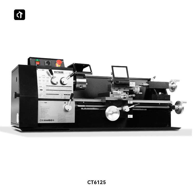 呲铁新品CT6125齿轮变速车床家用台式车床小型普通车床微型车床