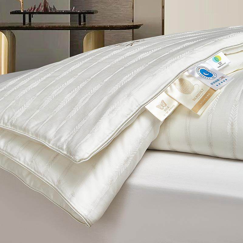 A级双宫百分百纯桑蚕丝100长丝绵被芯被子棉被春秋被冬被220x240