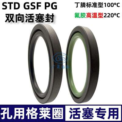 STD双组合油封GSF格莱圈PG 305 284/310 289/315 294/320 299*8.1