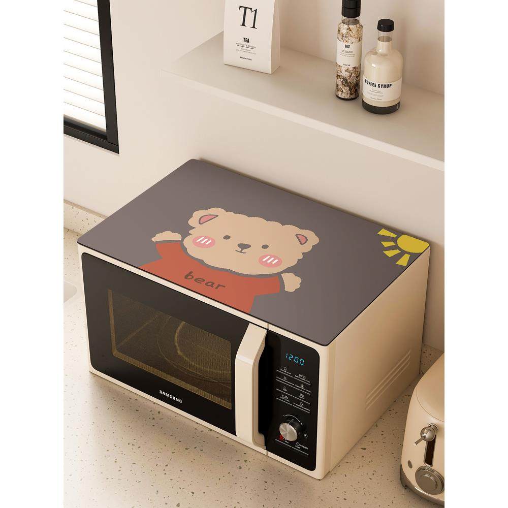 微波炉防尘罩罩子专用烤箱盖布洗衣机盖垫防水防油防晒冰箱顶垫子,居家布艺,万能盖巾,淘宝优惠券,粉丝福利购,淘宝优惠卷