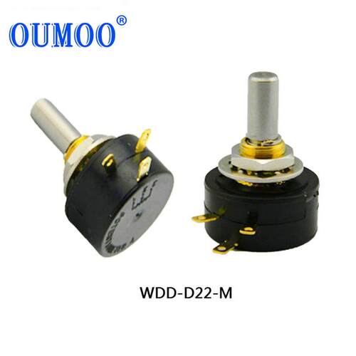 上海欧牧角度电子尺WDD-D22-M回转导电塑料电位器传感器FCP22E5K