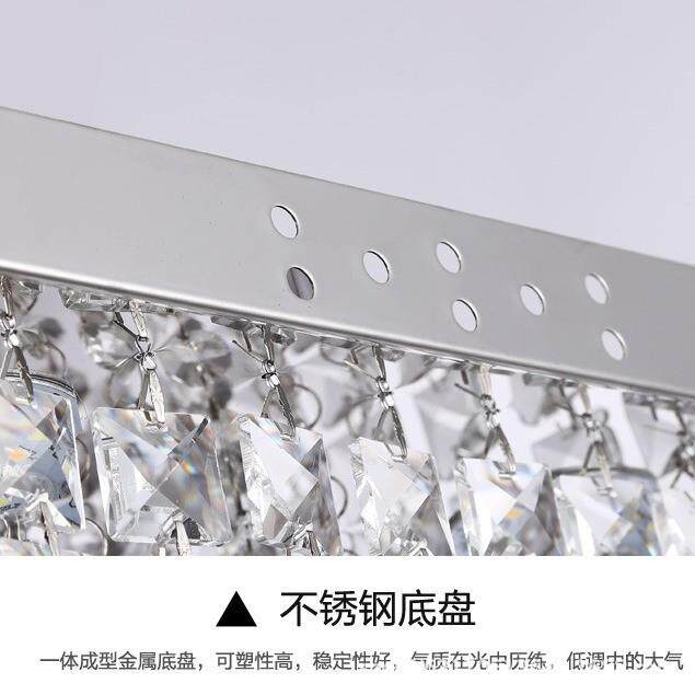 道方形简约顶过客厅LED吸702水晶灯阳台玄关走过廊道灯创意吸顶灯
