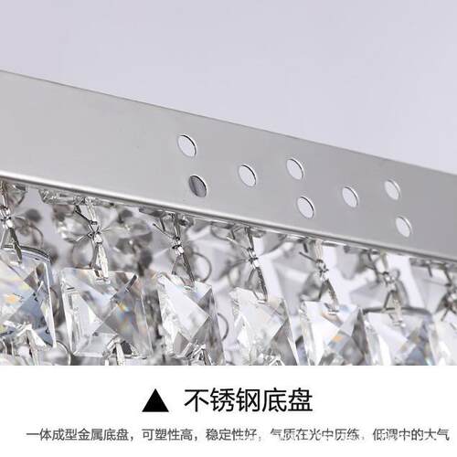 形简约过道水客厅方LE770D吸顶晶灯阳玄关走廊过道台灯创意吸顶灯