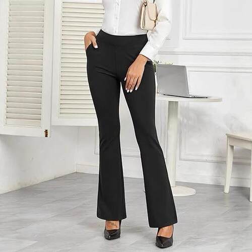 Women's high waisted formal pants yoga work pants