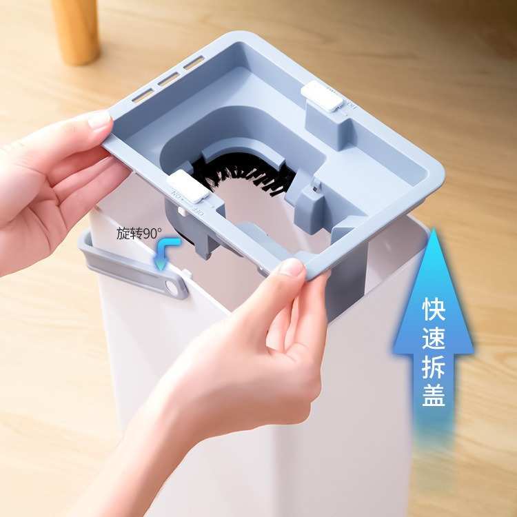 kinbata海绵吸水拖把大号卫生间家用木地板免手洗胶棉一拖净拖把