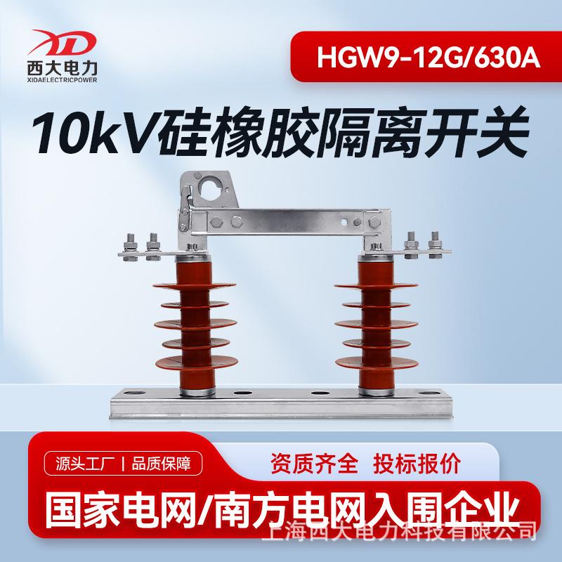 西大电力10KV高压隔离开关630A户外高压隔离开关新型