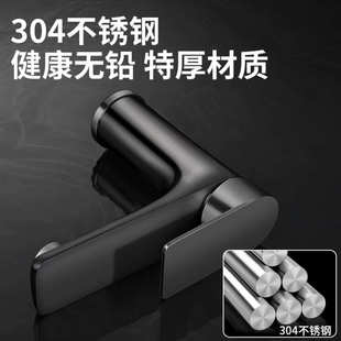 不锈钢水龙头家用冷热洗脸盆龙头单冷洗手池卫生间洗漱台面盆龙头