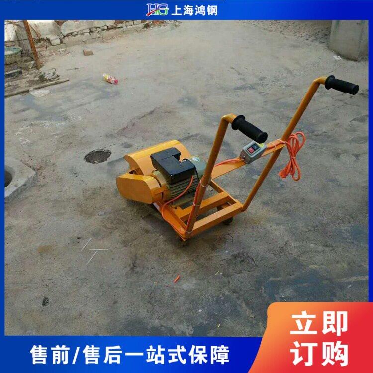彩钢瓦除锈机 钢结构电动除锈打磨机 手推式生锈打磨机