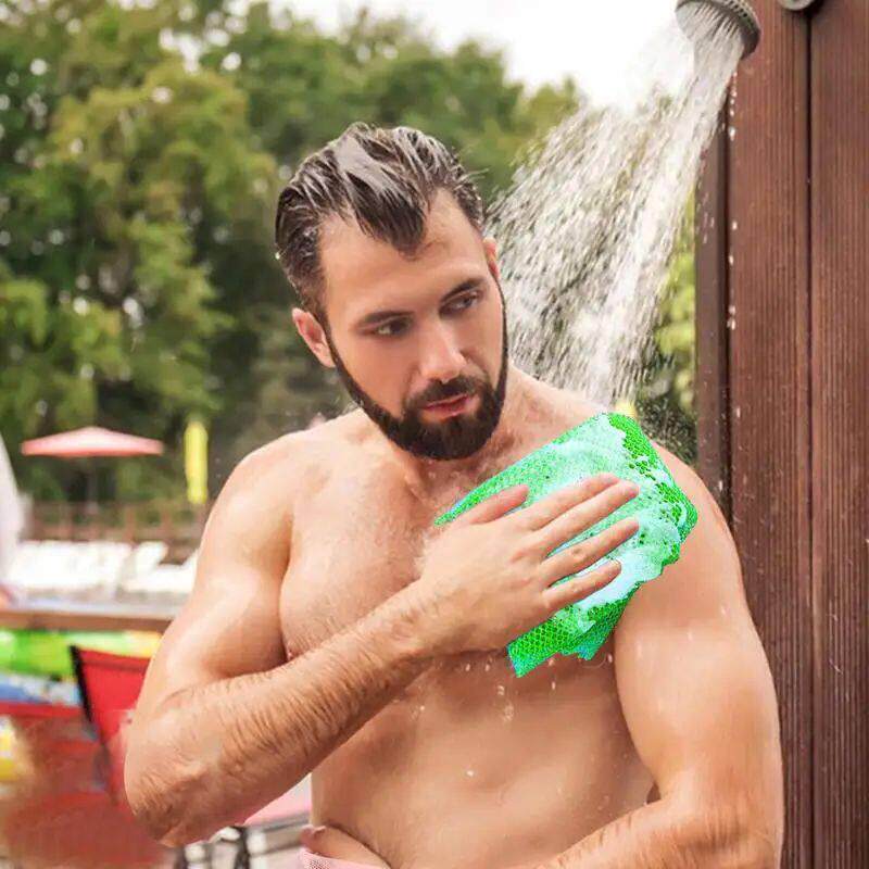 African Bath Net Colorful Washcloth Body Exfoliator Reusable