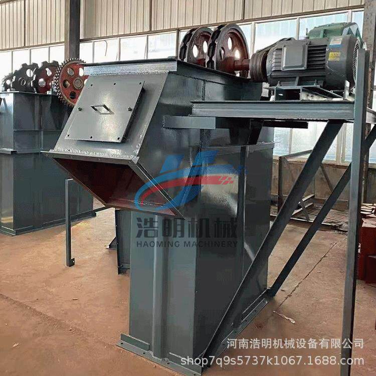 TH环链式斗式提升机石灰石破碎机垂提升送料斗提机耐磨圆环链条