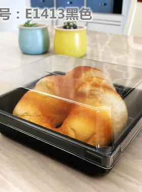 E113准正形BST白色彩色吸塑方盒防油西点蛋糕天4地盖纸塑盒1200套