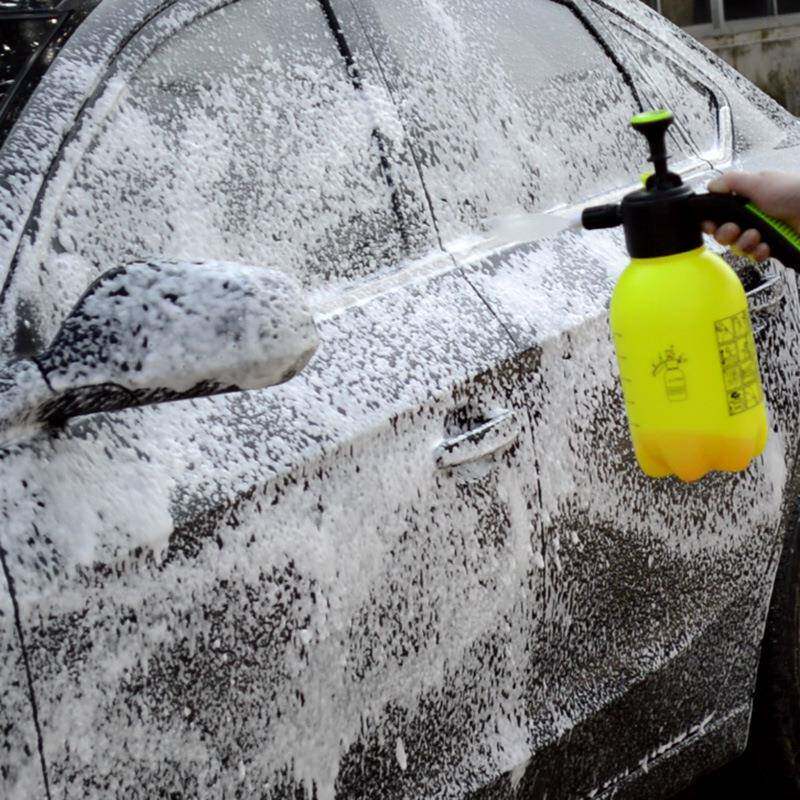 新款直销手动增压式洗车泡沫喷壶打气加压式雪花泡沫喷枪喷头清洁