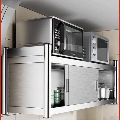 不推厨PDD10016房置物架壁挂橱柜挂墙收纳锈储物架拉门上墙吊柜调