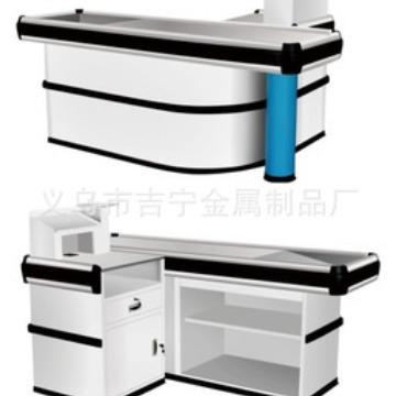 超市收银员收银台桌子桌子尺寸/商店柜台设计多功能转角商用