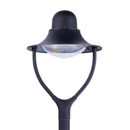 厂家一体压铸120w双撑杆led庭院灯喇叭形举装