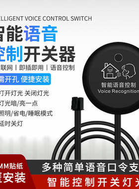 智能语音控制器led灯橱柜灯衣柜灯通用12V/24V智能感应开关