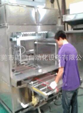 玻璃板在线往复喷涂线一涂一烤自动喷漆线8枪双轴玻璃砖喷油线