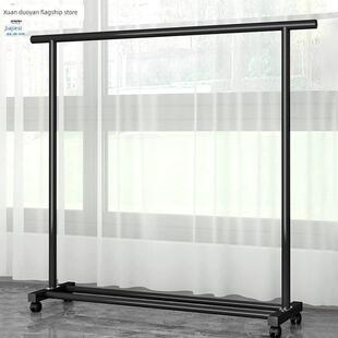 落地可推拉龙门架晾衣杆衣架家用阳台室内简易移动挂衣架学生宿舍