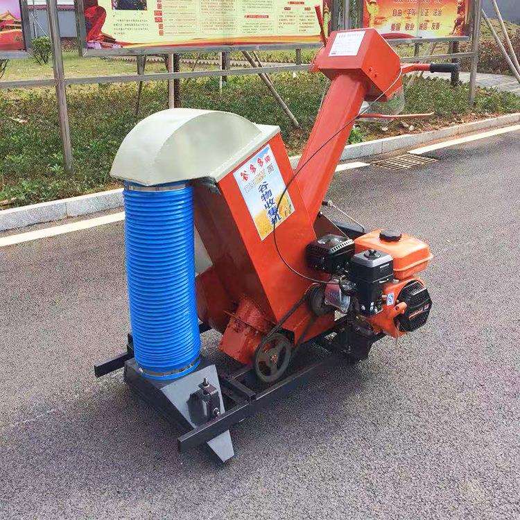 小型家用自走式谷场收谷装袋机螺旋蛟龙吸粮机麦粒谷粒打包设备
