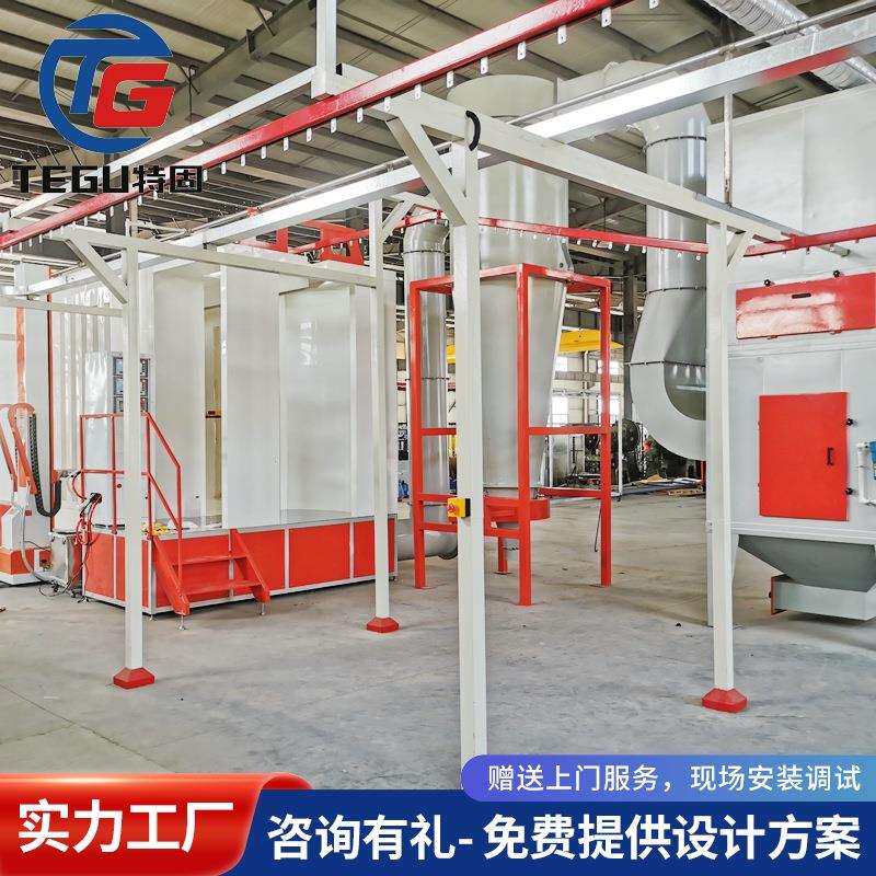 学习桌椅电泳涂装设备文件柜喷漆设备学校教具涂装设备喷涂线