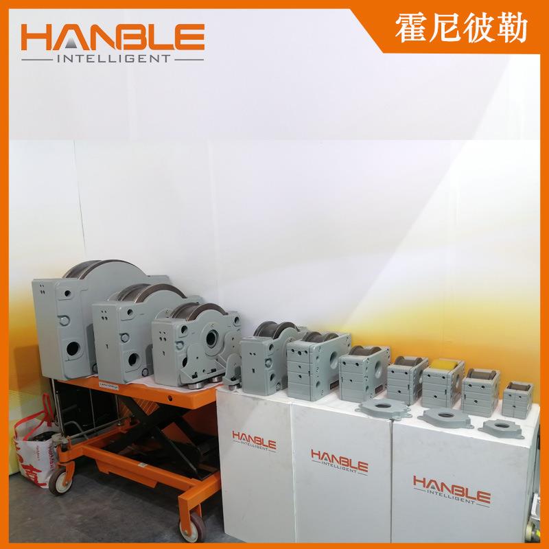 DRS行走轮箱驱动轨道小车HWS国产花键轴双轮缘小车组无轮缘主动轮