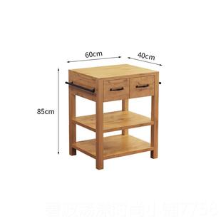 高档北欧实木餐边台柜家用厨房储物柜个性 料理石理台大面茶水柜备