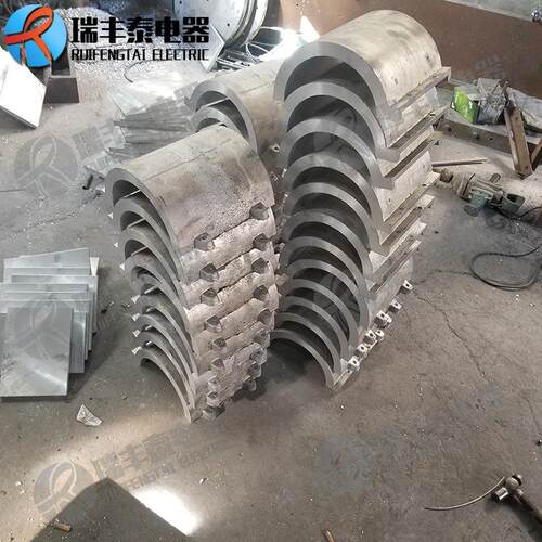 喷砂铁氟龙铸铝加热板加热圈 带防爆接线盒铸铝电热板 铝合金板