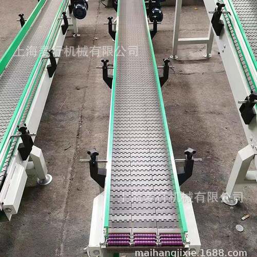 不锈钢LAB链板输送机食传送输送设备拣快递分34不锈钢链品板输送0