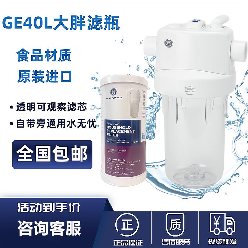 美国GE通用电气GXWH40L复合滤芯活性炭原装进口大流量前置过滤器