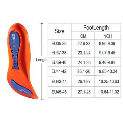 Orthotic Insole Arch Support Flatfoot Running Insoles for Sh