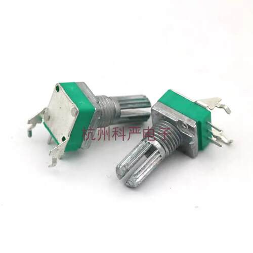 单联带支架RK097N 音量/功放电位器 B10/20K/50K/100K 3脚