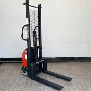 轻型堆高迷车500k半电g动垛车你款 200轻便升高车电瓶堆升降车