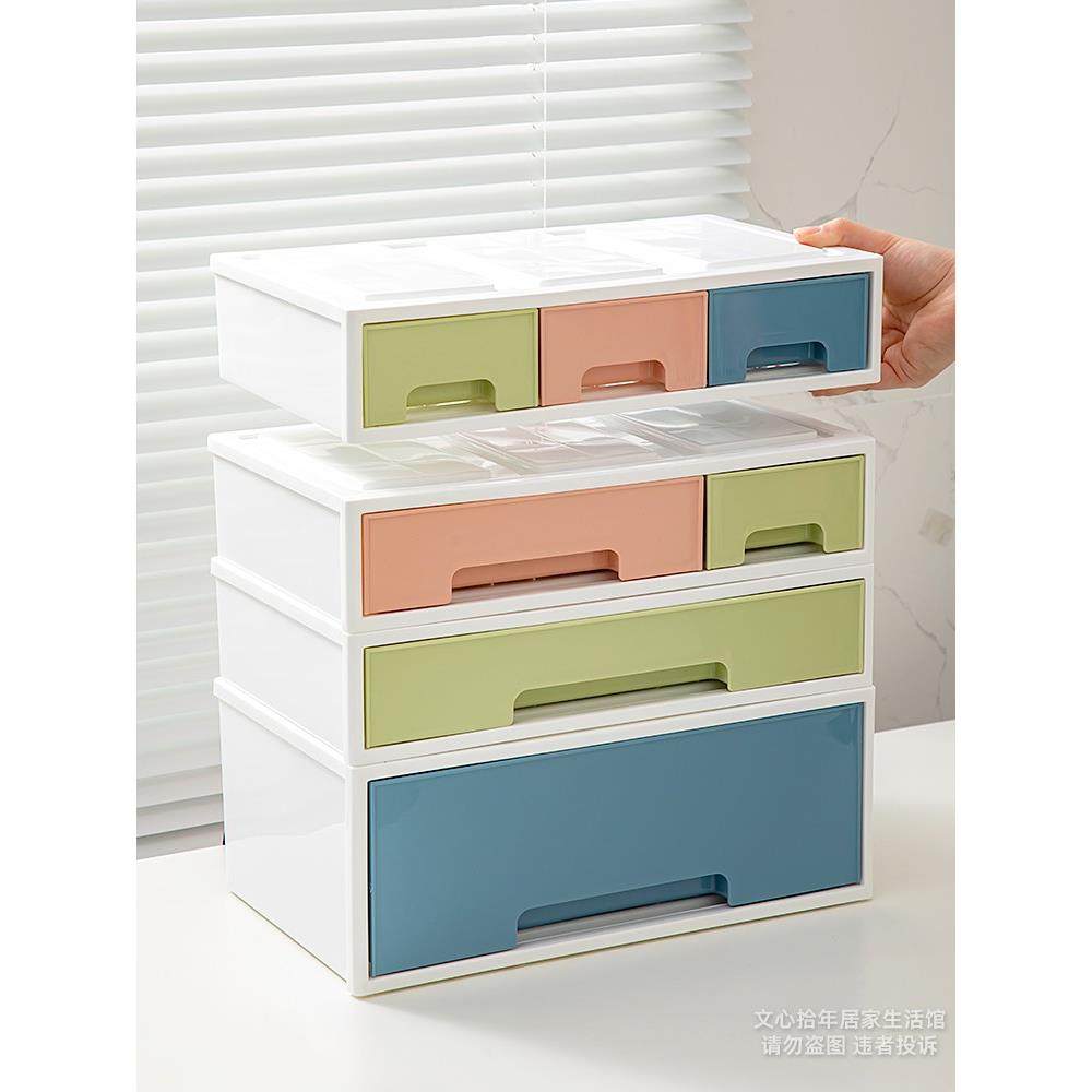 抽屉式桌面收纳盒办公室工位整理神器文件置物架多层杂物储物柜子,收纳整理,桌面收纳盒,淘宝优惠券,粉丝福利购,淘宝优惠卷