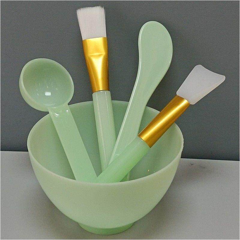 面膜碗勺子套装调套装调模棒计量勺硅胶刷软毛刷美容用品diy面泥