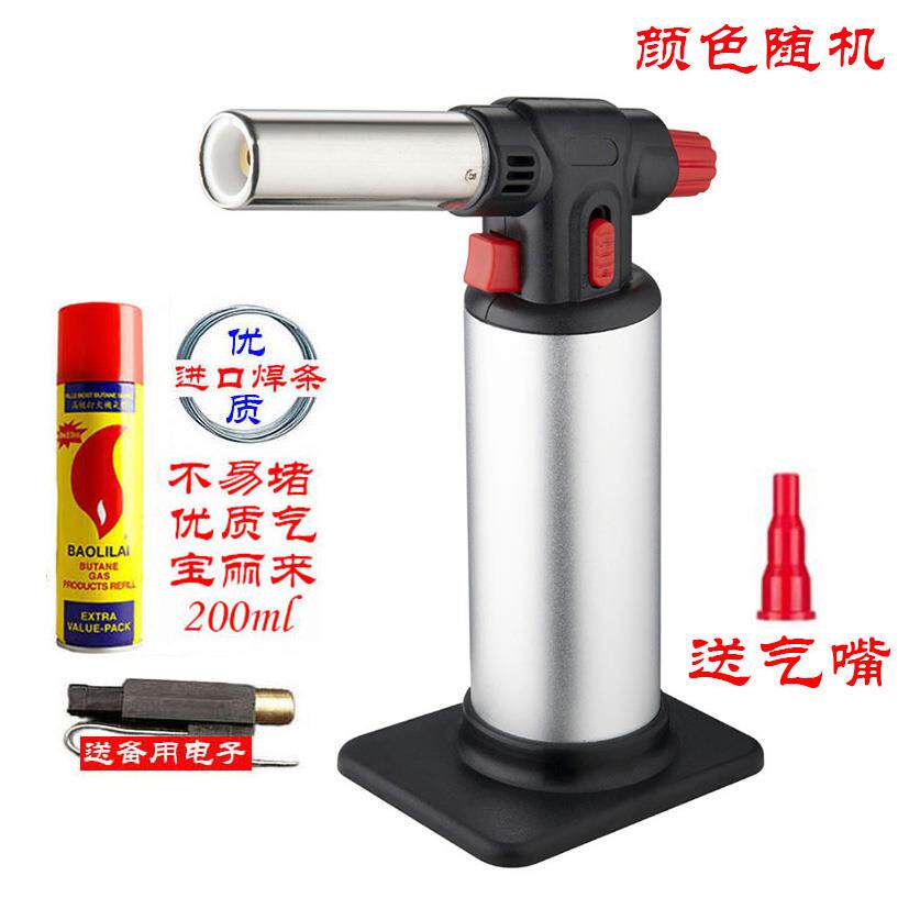 高档烧金熔验金点炭烧烤烘焙焊接喷黄火枪火机高金温气焊枪瓦斯打