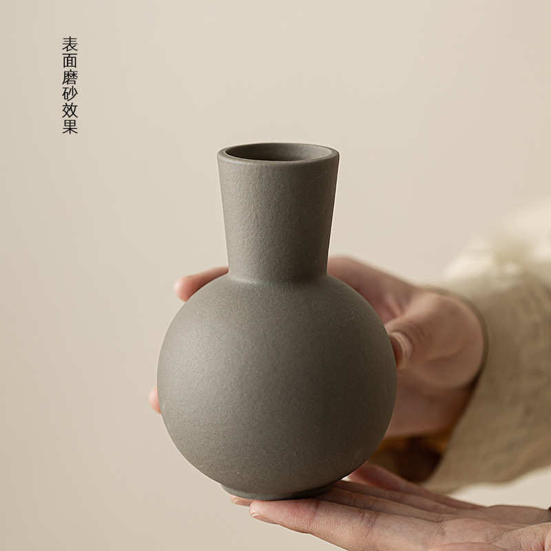 热卖三件套陶瓷花瓶艺术北欧风格家居客厅摆件插花软装