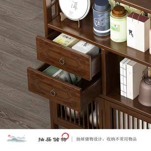 边几角几小茶几家用新中式茶水柜沙发边柜小茶台喝茶桌阳台小桌子